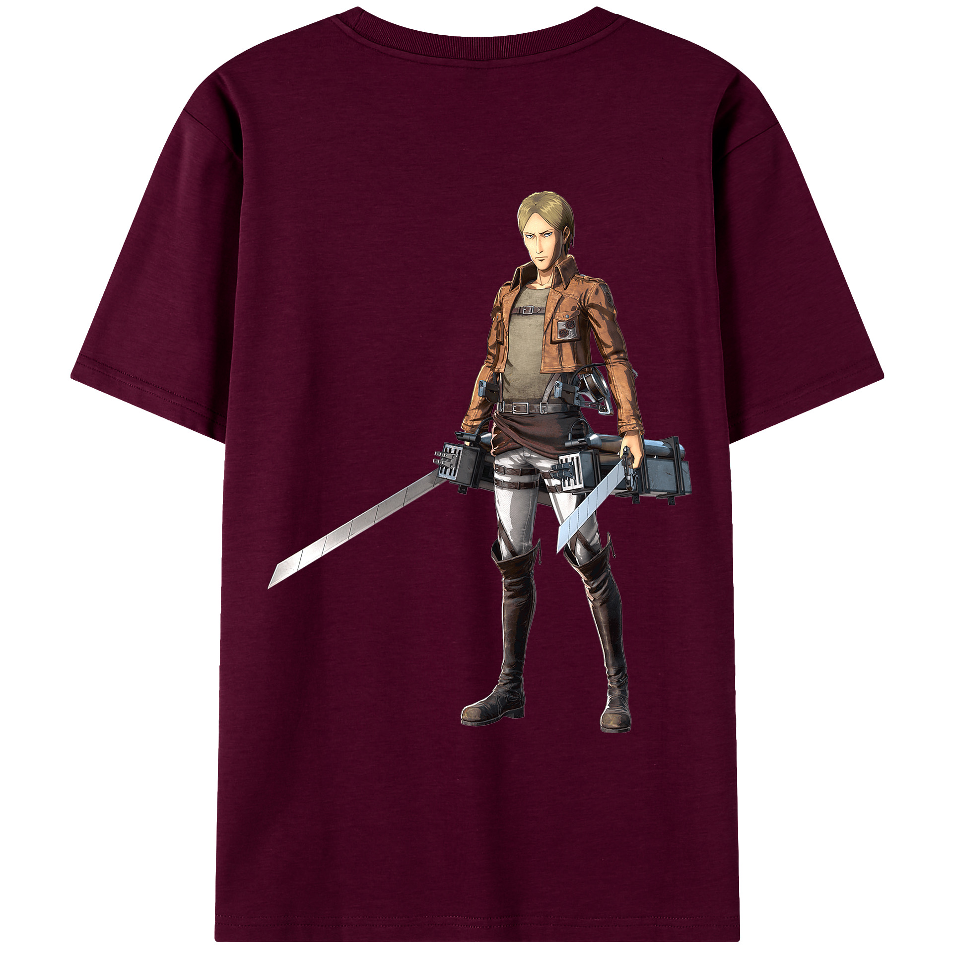 （画像用） 進撃の巨人 Attack on Titan レディース半袖Tシャツ(バックプリント)